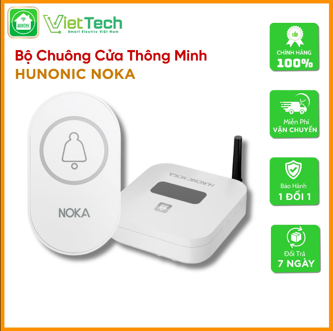 chuông cửa thông minh hunonic noka